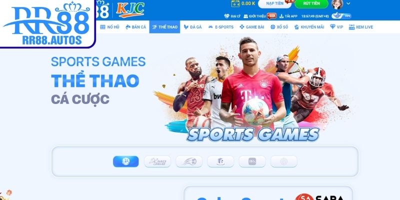 Giới thiệu sảnh thể thao RR88