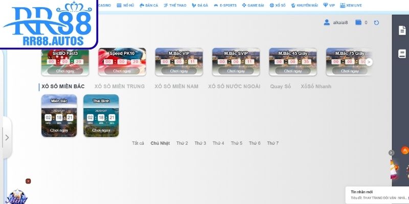 Kinh nghiệm chinh phục Xổ số RR88